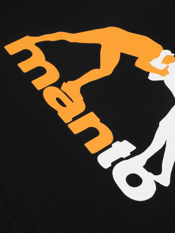 MANTO hoodie LOGO 25 schwarz