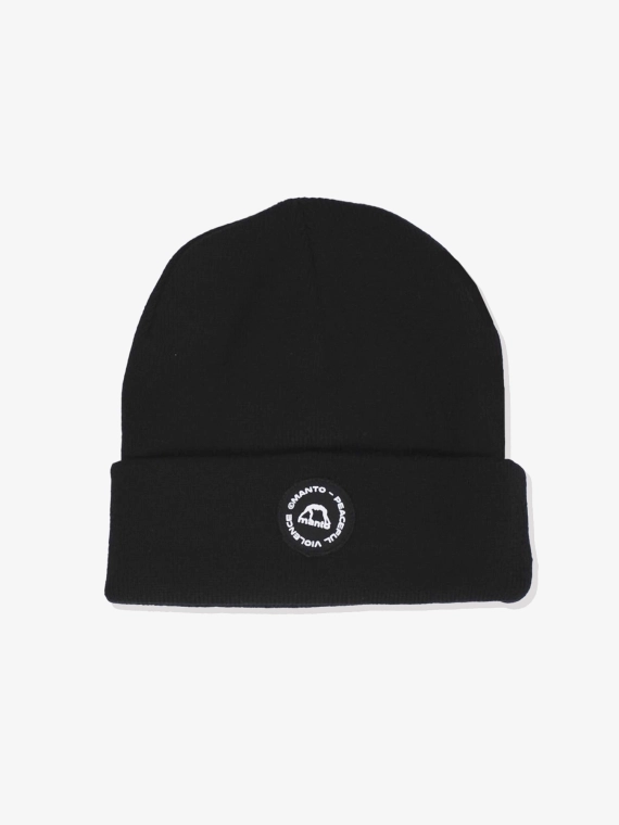 MANTO beanie CIRCLE black