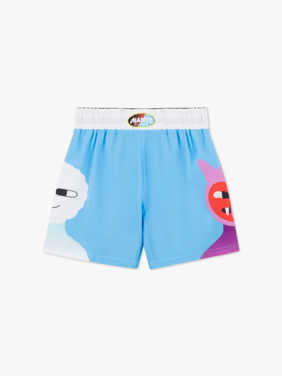 MANTO kids fight shorts BE YOURSELF
