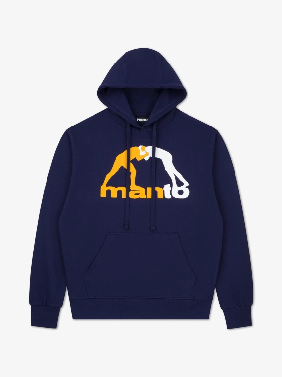 MANTO hoodie LOGO 25 marineblau