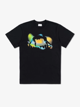 MANTO t-shirt REFLECTION schwarz