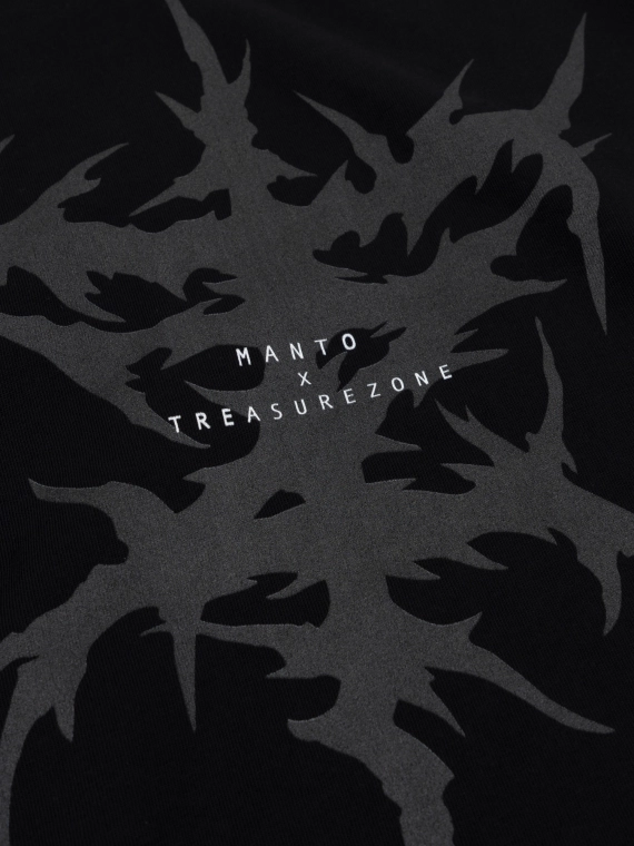 MANTO t-shirt TREASURE ZONE OVERSIZE black
