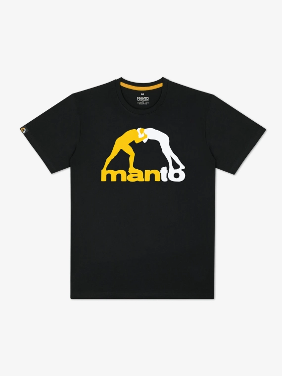 MANTO t-shirt LOGO schwarz