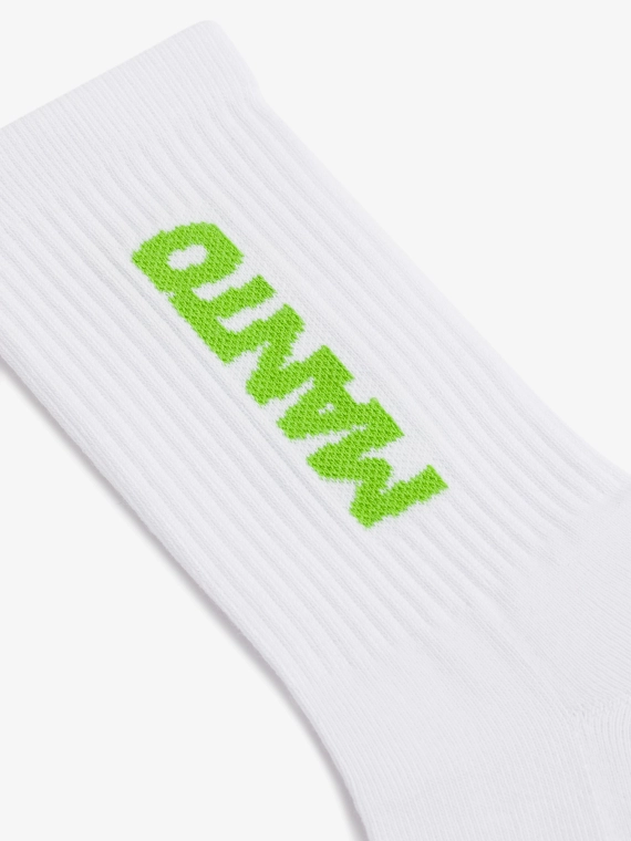 MANTO Socken LOGOTYPE 25 weiss