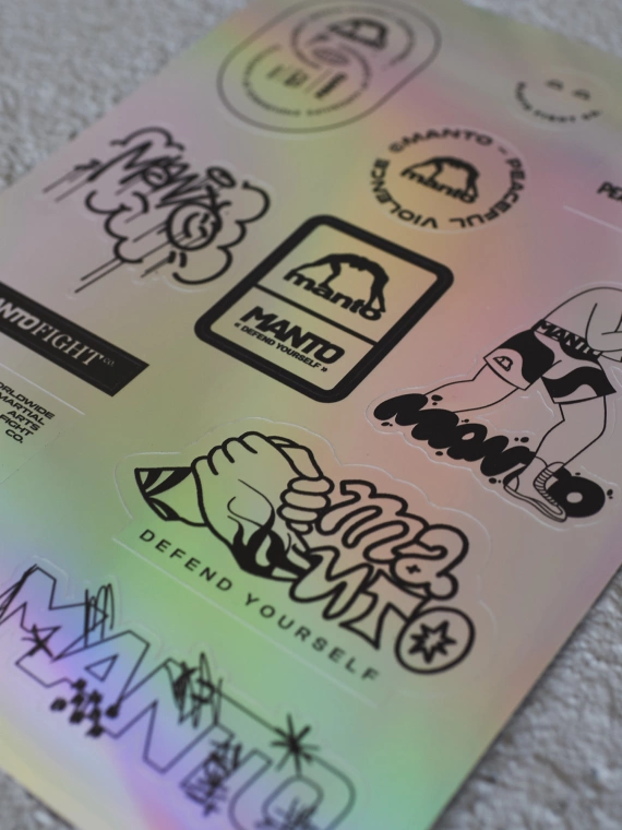 MANTO von Aufkleber-set HOLO