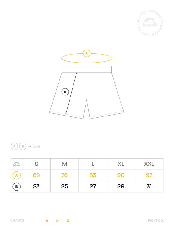 MANTO shorts MUAY THAI DUAL wiess