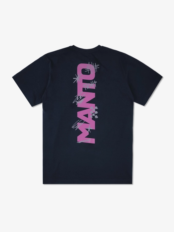 MANTO t-shirt VERTICAL marine blau