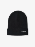 MANTO cuff beanie BASE schwarz