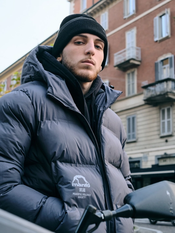 MANTO jacket SOCIETY navy graphite 