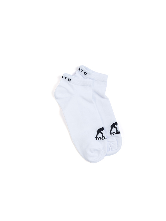 MANTO Socken LOGO weiss