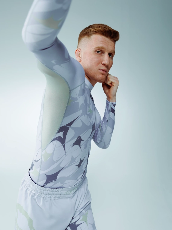 MANTO long sleeve rashguard TERRA gray