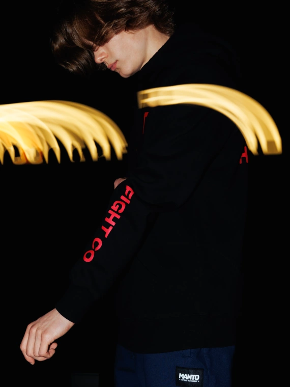 MANTO hoodie ENDURANCE black