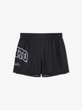 MANTO fight shorts VARSITY schwarz