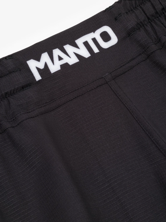 MANTO fight shorts LOGO DUAL schwarz