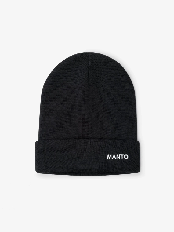 MANTO cuff beanie BASE schwarz