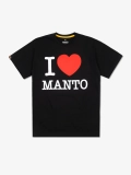 MANTO t-shirt I LOVE MANTO  schwarz