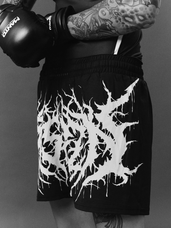 MANTO fight shorts TREASURE ZONE black