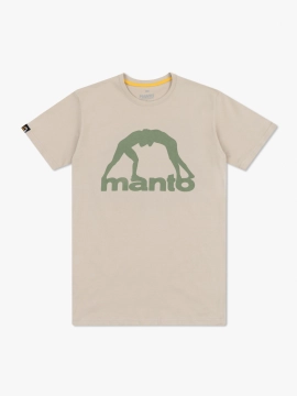 MANTO t-shirt VIBE 25 beige-khaki