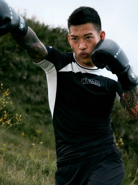 MANTO rashguard RANKED 25 white