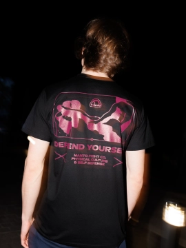 MANTO t-shirt KICKER schwarz