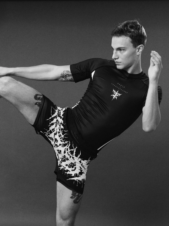 MANTO fight shorts TREASURE ZONE black