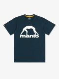 MANTO t-shirt VIBE 25 navy blue-white
