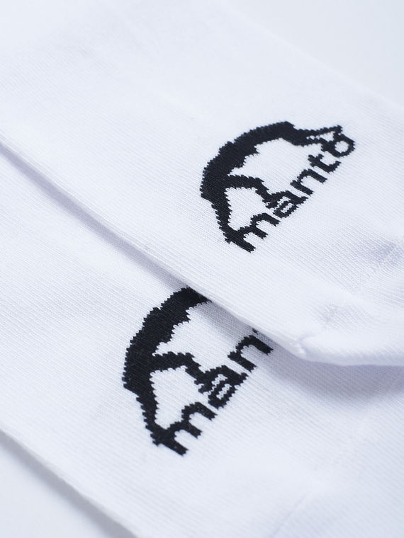 MANTO Socken LOGO weiss