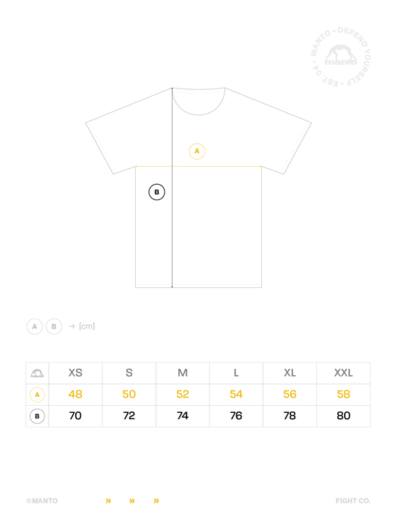 MANTO t-shirt PULSE black