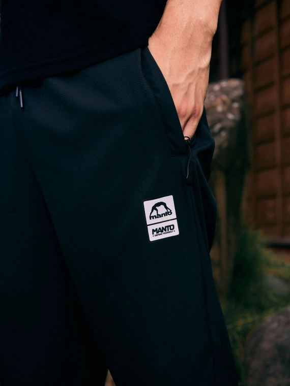 MANTO joggers pants PULSE black