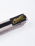 MANTO kids belt BJJ TAG gray with black stripe