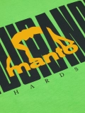 MANTO t-shirt WALL neon green