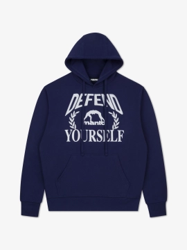 MANTO hoodie DEFEND marineblau