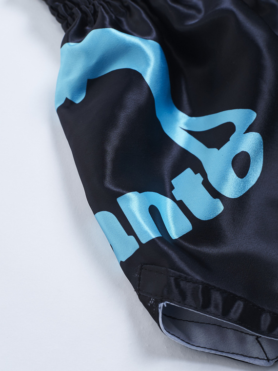 MANTO shorts MUAY THAI DUAL black - blue