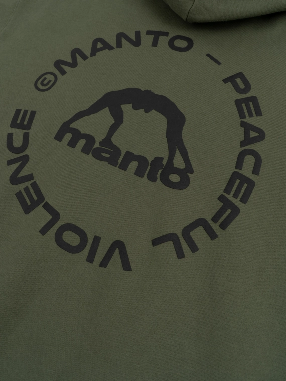 MANTO hoodie LABEL 25 OVERSIZE khaki