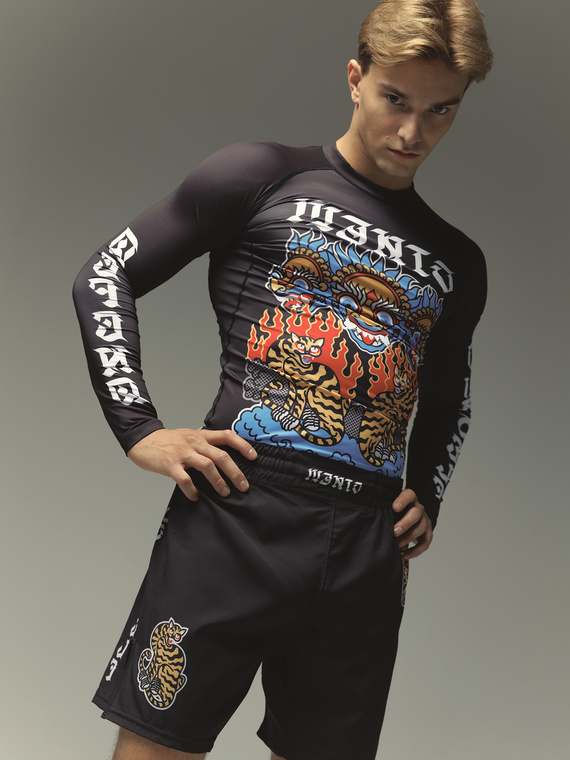 MANTO leicht fight shorts TIGERS