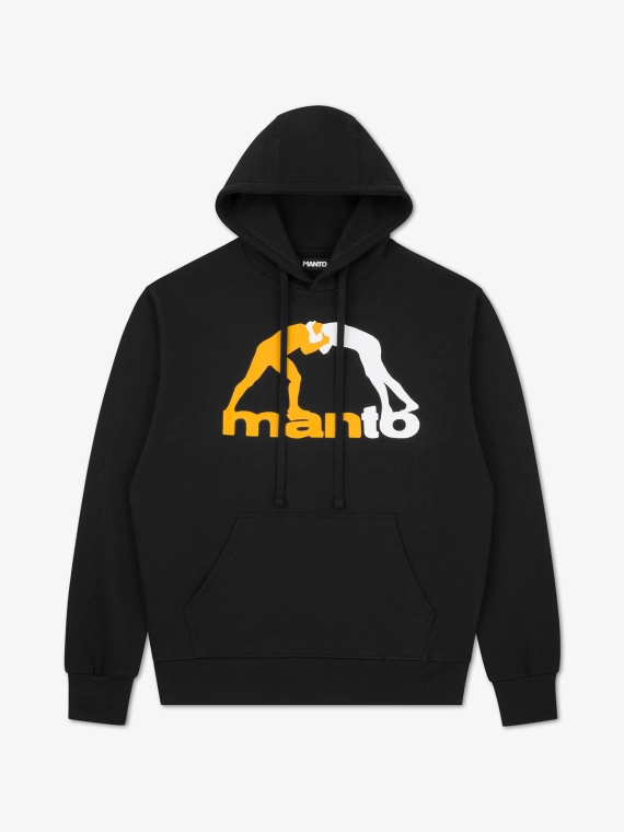 MANTO hoodie LOGO 25 schwarz