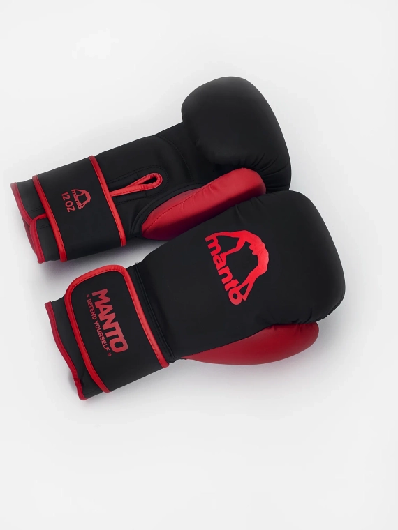 MANTO Boxing Gloves ESSENTIAL black-red