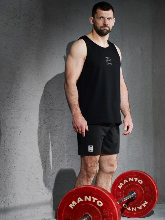 MANTO tank top PULSE black