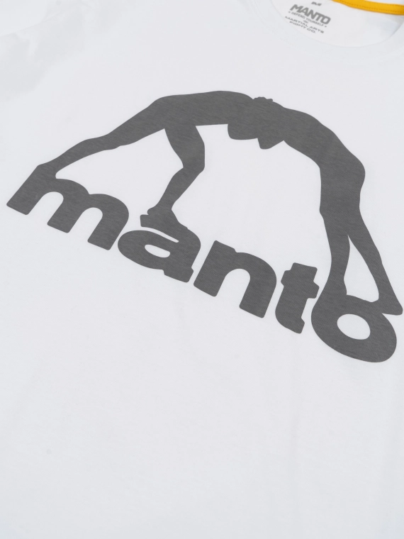 MANTO t-shirt VIBE 25 white-grey