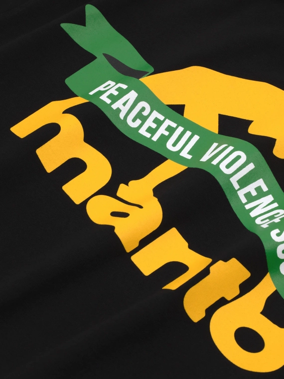 MANTO t-shirt RIBBON black