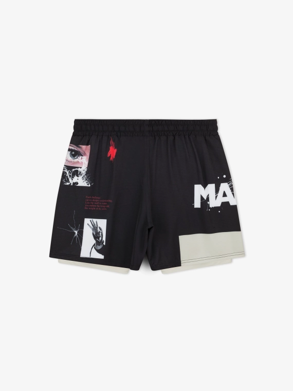 MANTO fight shorts OVERCOME