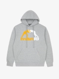 MANTO hoodie LOGO 25 heather gray