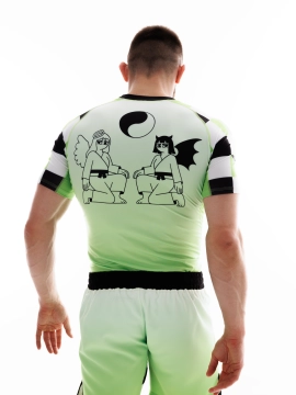 MANTO rashguard TWO SIDES grun