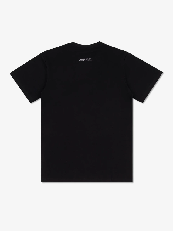 MANTO t-shirt VARSITY 25 black onyx
