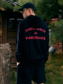 MANTO hoodie ENDURANCE schwarz