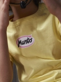 MANTO kids t-shirt DOGS yellow