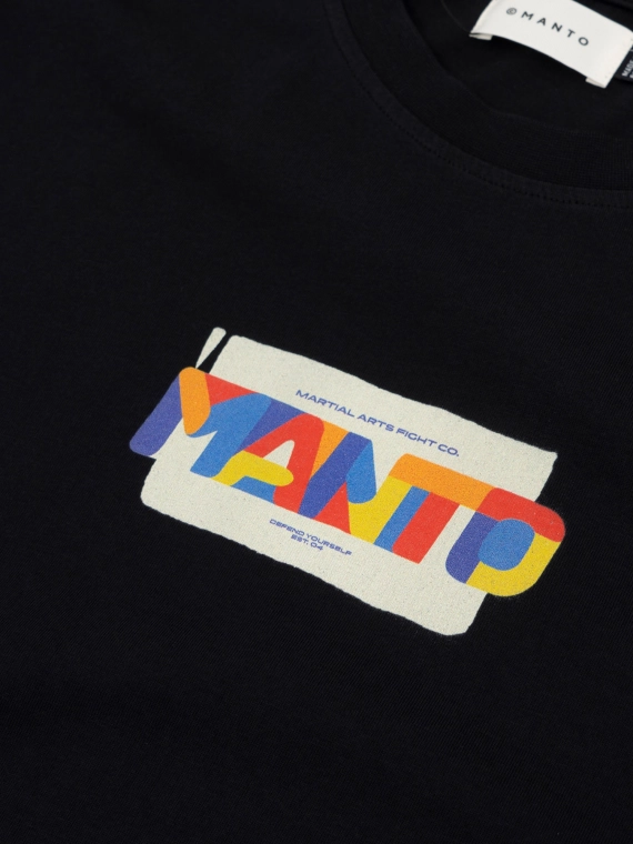 MANTO t-shirt CUBISM THAI black