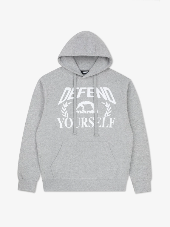 MANTO hoodie DEFEND heather gray