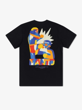 MANTO t-shirt CUBISM THAI black