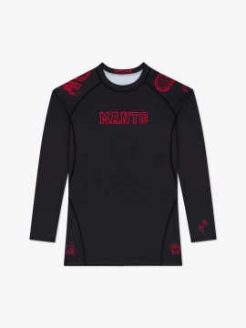 MANTO long sleeve rashguard MIKO schwarz